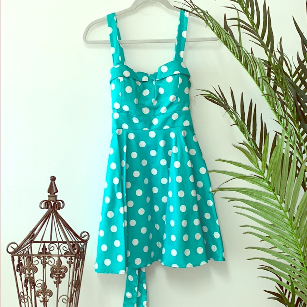 NEW 50’s Style Polka Dot Pin-Up Dress